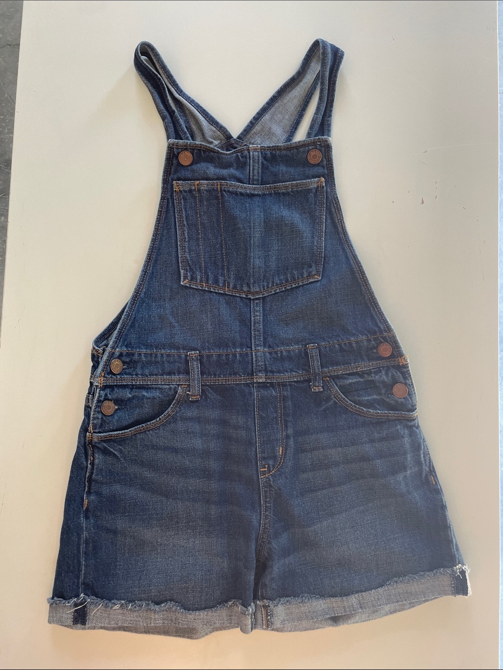 Old Navy Blue Denim Shortalls